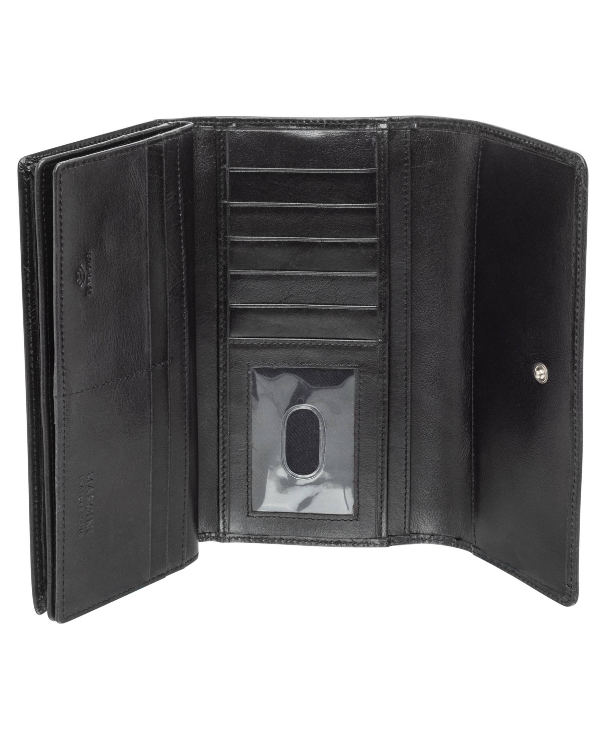 Mancini South Beach Rfid Secure Quadruple Fold Wallet