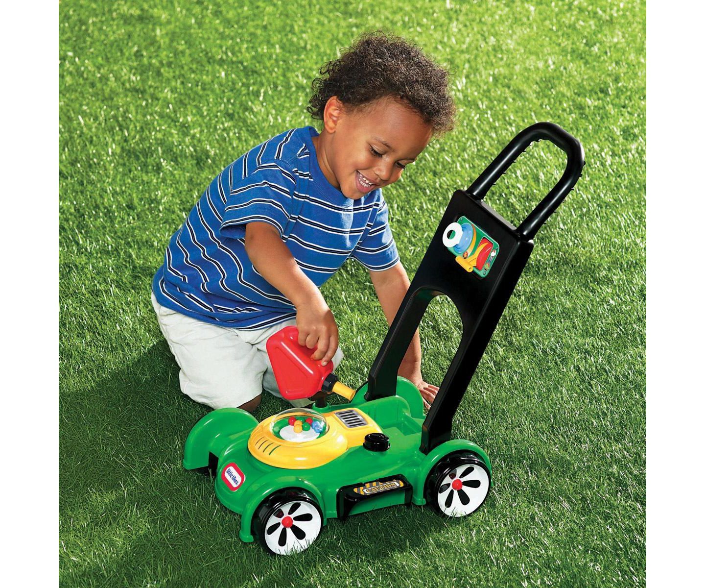 Детские игрушки Little Tikes Gas 'N Go Walking Push Lawn Mower, 2-Piece Set, Ages 18 Months+ — фото 5