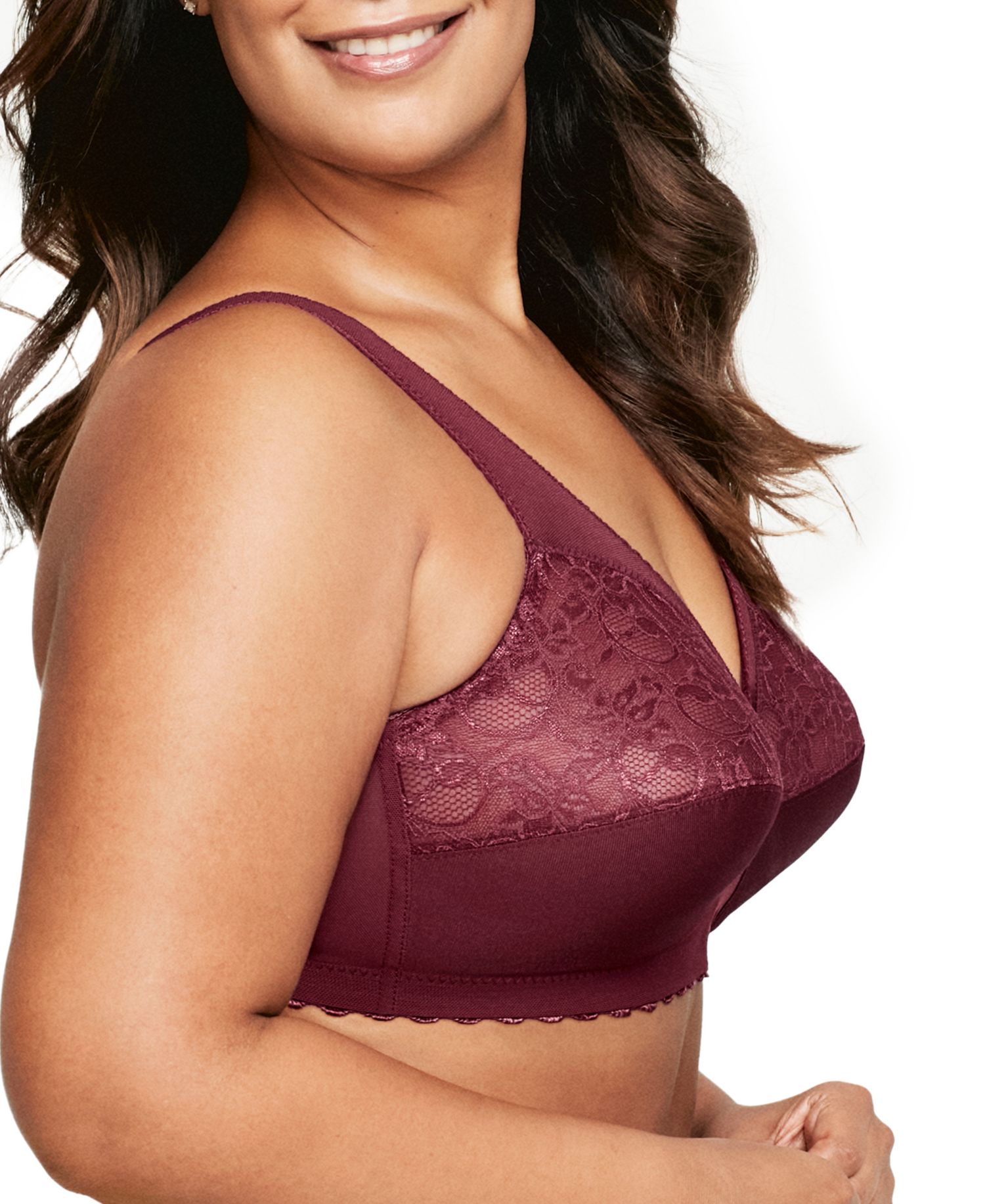 Women's Full Figure Plus Size MagicLift Original Wirefree Support Bra 1000