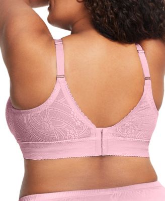Plus Size Full Figure Bramour Gramercy Luxe Lace Wireless Bralette 7012