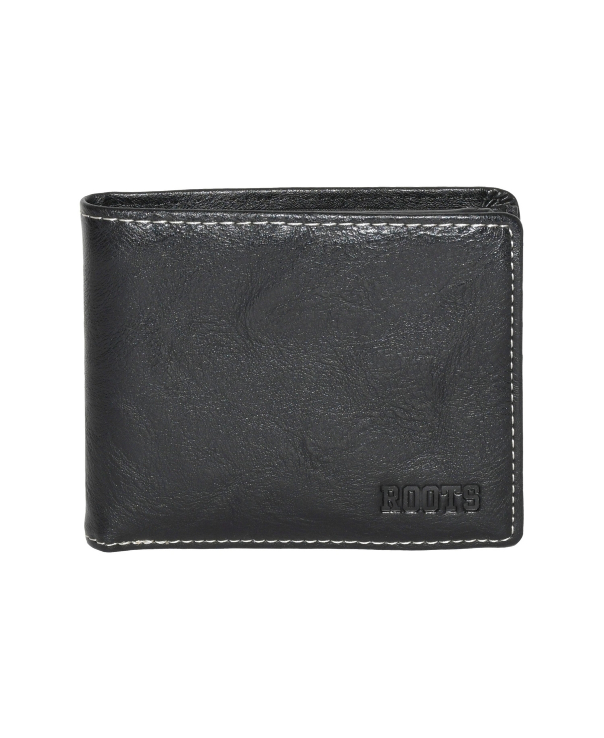 Men's Men Slim Wallet with Flip Up Passcase - Dark brown