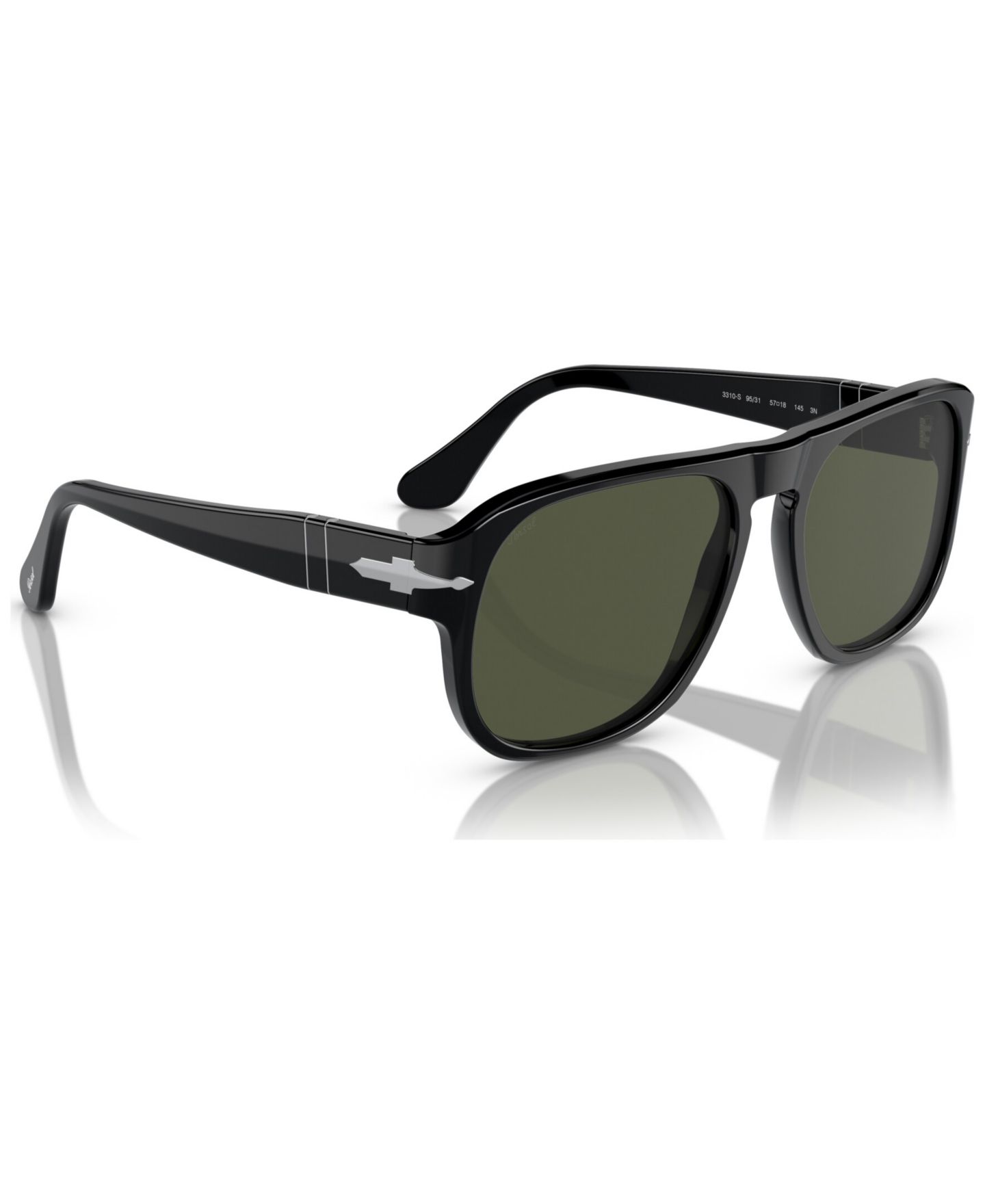 Солнцезащитные очки Persol Unisex Sunglasses, PO3310S - Jean, цвет: Чёрный — фото 2