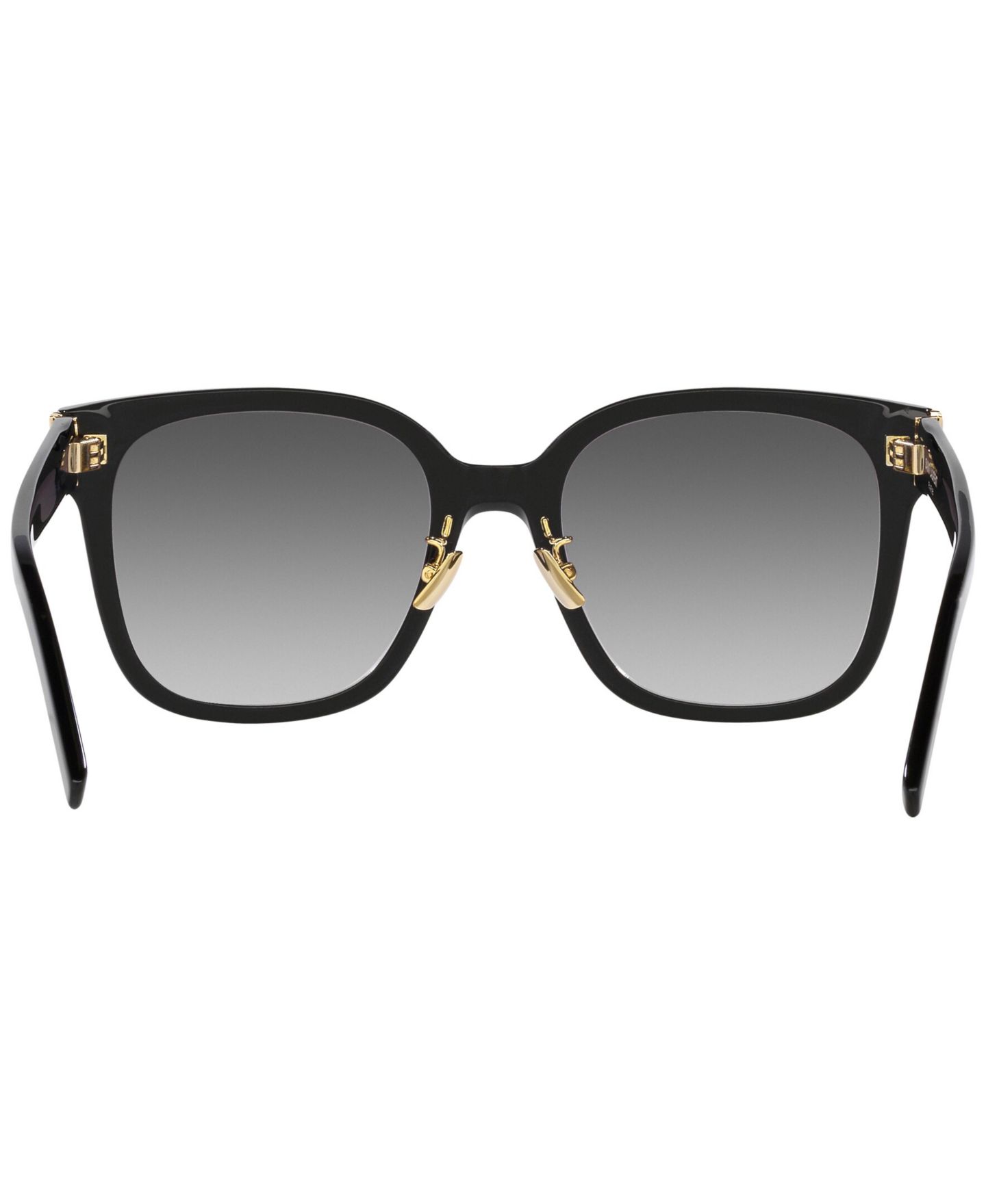 Женские солнцезащитные очки Saint Laurent Gradient Sunglasses, SL M105, цвет: Чёрный — фото 8