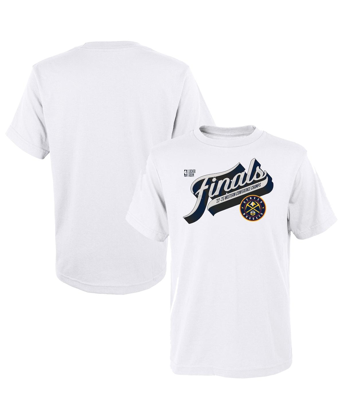 Fanatics Babies' Preschool Boys And Girls  Branded White Denver Nuggets 2023 Western Conference Champions Loc
