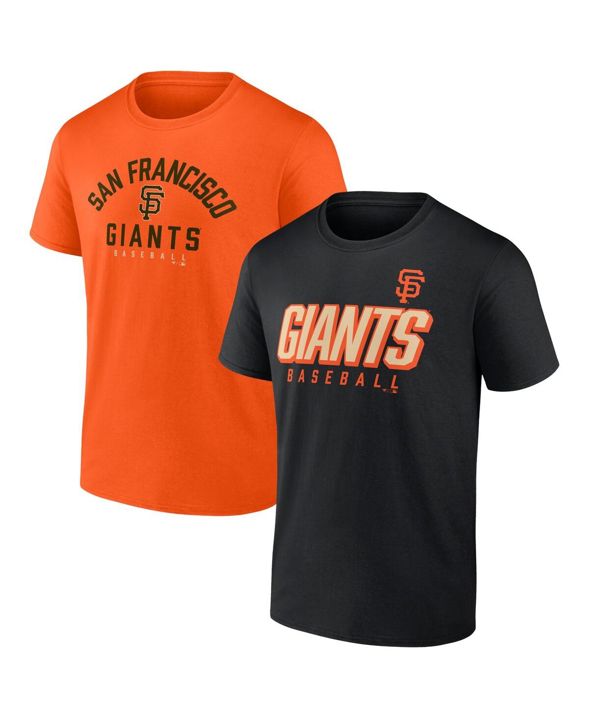Men's Fanatics Orange San Francisco Giants Player Pack T-shirt Combo Set - Orange
