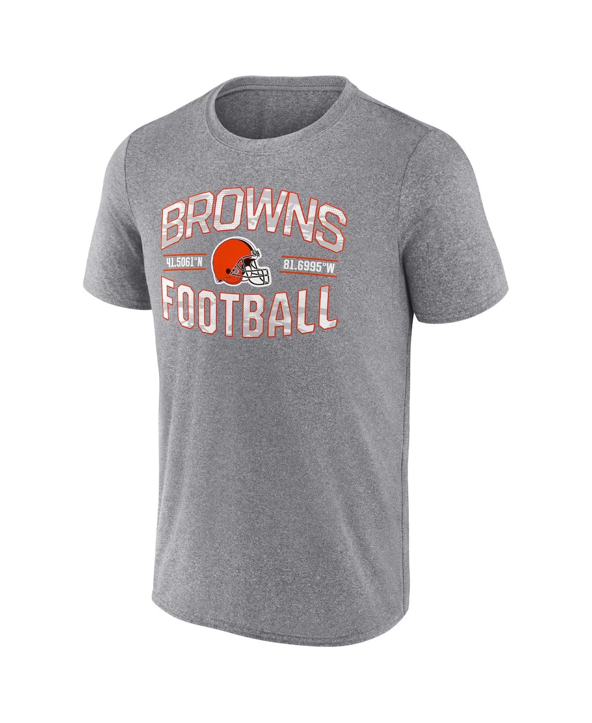 Fanatics Branded Heathered Gray Cleveland Browns Want To Play T-shirt In Heathered Gray