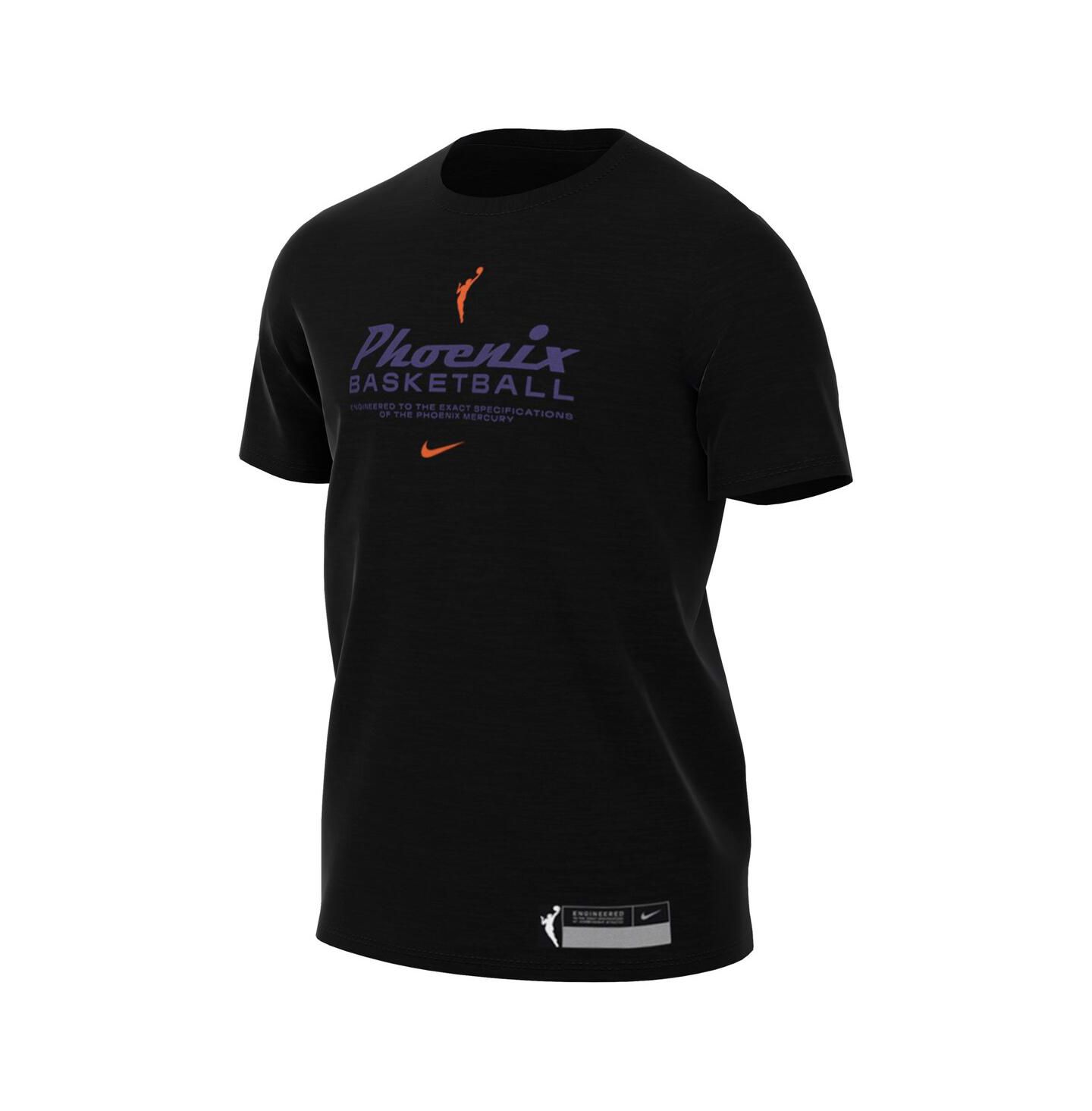 Мужская футболка Nike Black Phoenix Mercury On Court Legend Essential Practice — фото 3