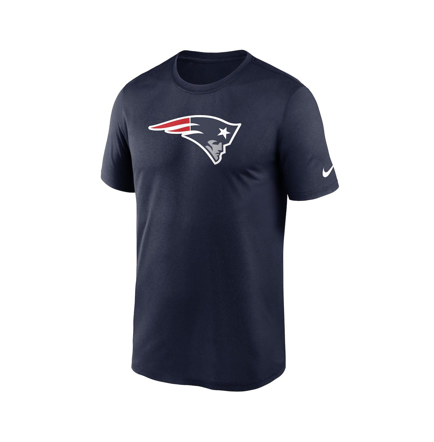 Мужская футболка Nike Navy New England Patriots Legend Logo Performance — фото 3