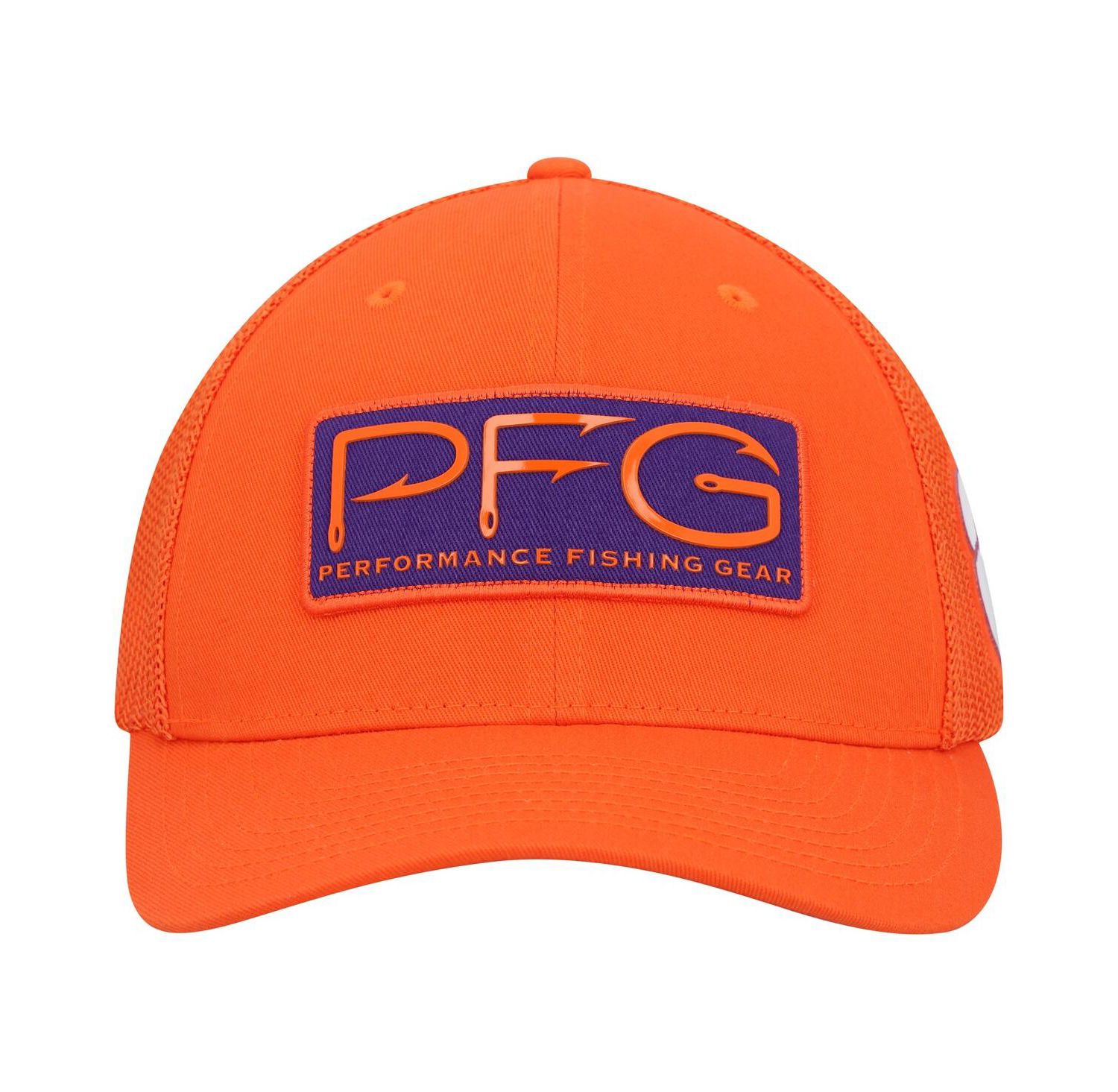 Men's Orange Clemson Tigers PFG Hooks Flex Hat