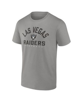 Men's Black, Silver Las Vegas Raiders Player Pack T-shirt Combo Set