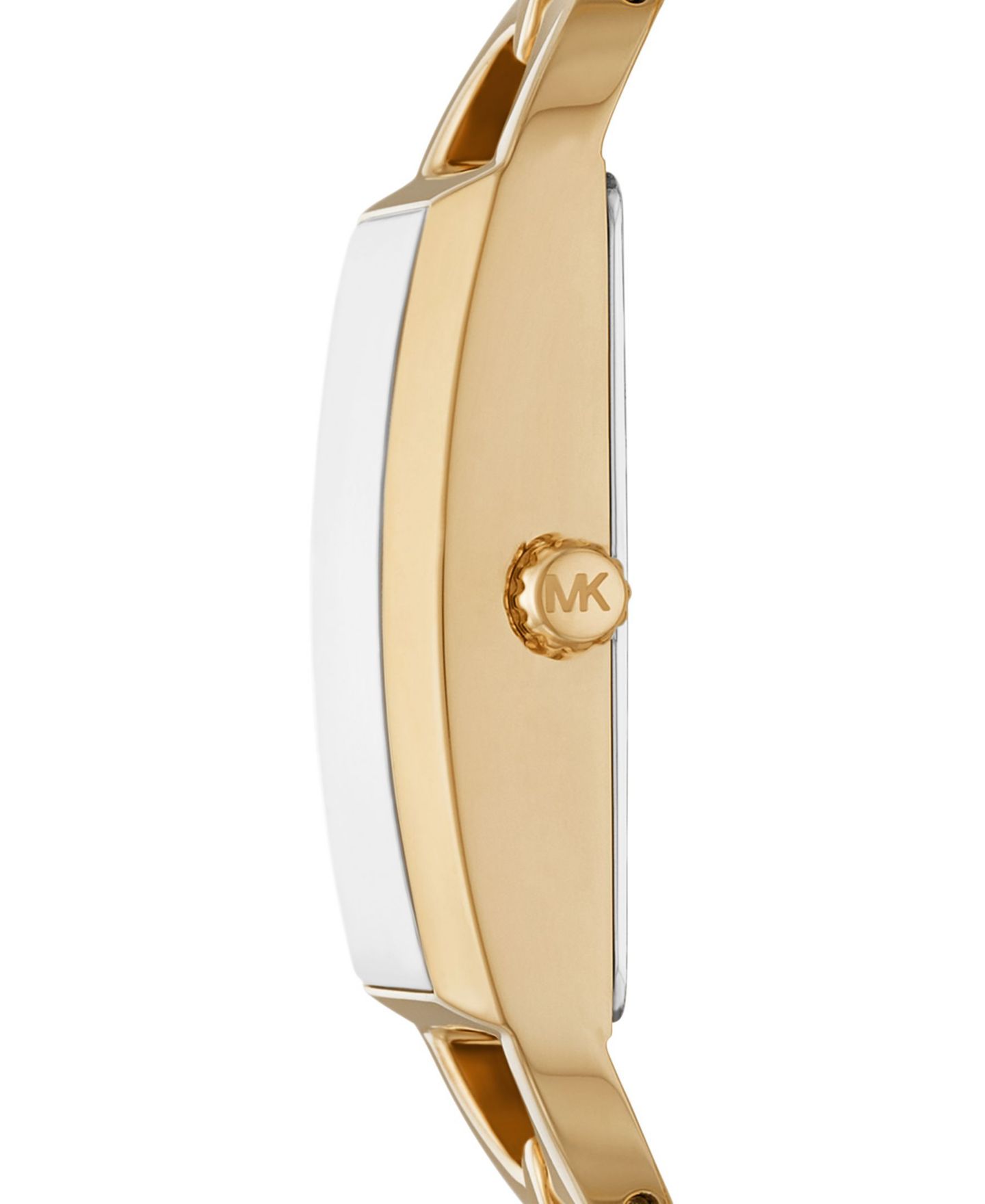 Женские часы Michael Kors Empire Quartz Three-Hand Gold-Tone Stainless Steel Watch 20X30mm — фото 3