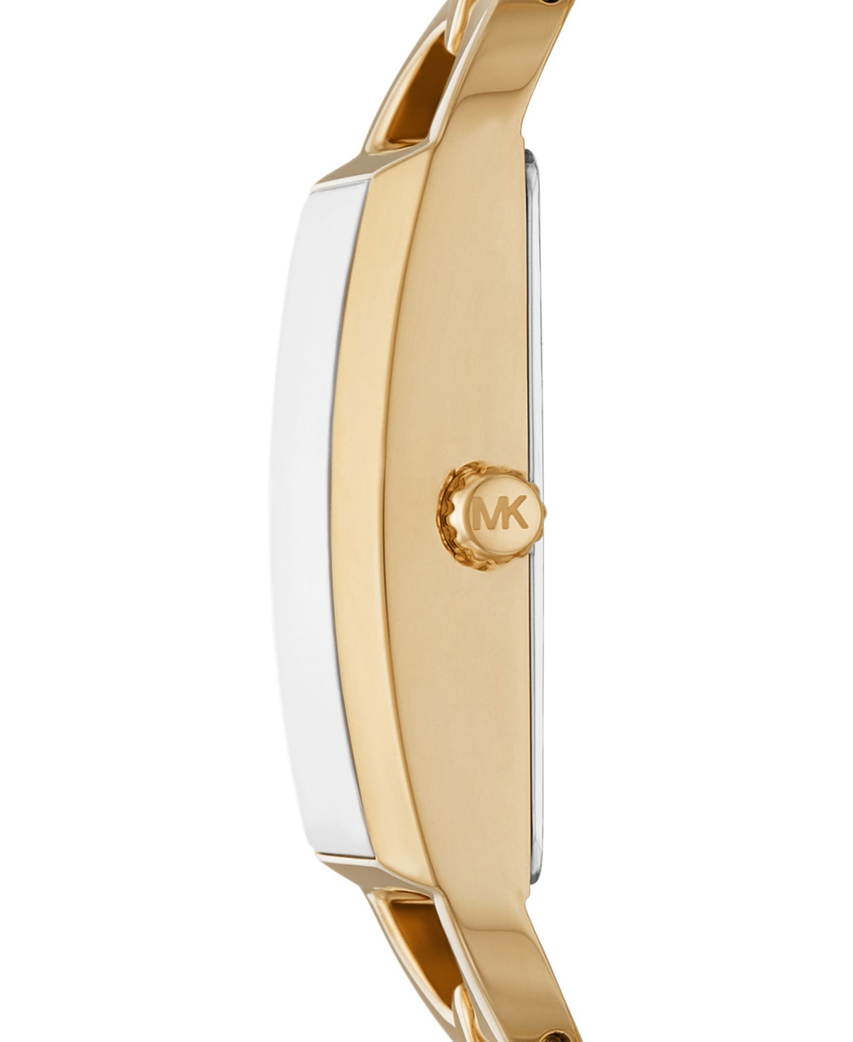Shop Michael Kors Women's Empire Quartz Three-hand Gold-tone Stainless Steel Watch 20x30mm