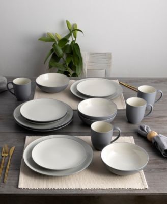 Colorwave Coupe 16 Pc. Dinnerware Set, Service for 4