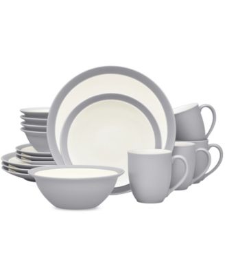 Colorwave Curve 16 Pc. Dinnerware Set, Service for 4