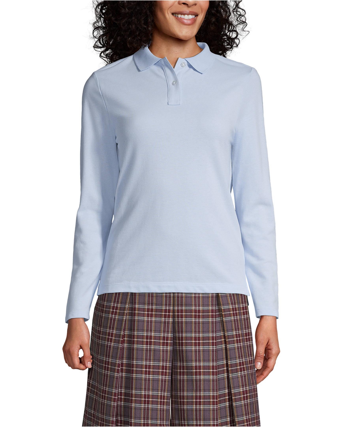 Lands end women's outlet long sleeve polo shirts
