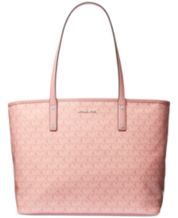 MICHAEL Michael Kors, Bags, Nwt Voyager Large Saffiano Leather Tote Bag  Soft Pink Double Zip Wallet Clutch