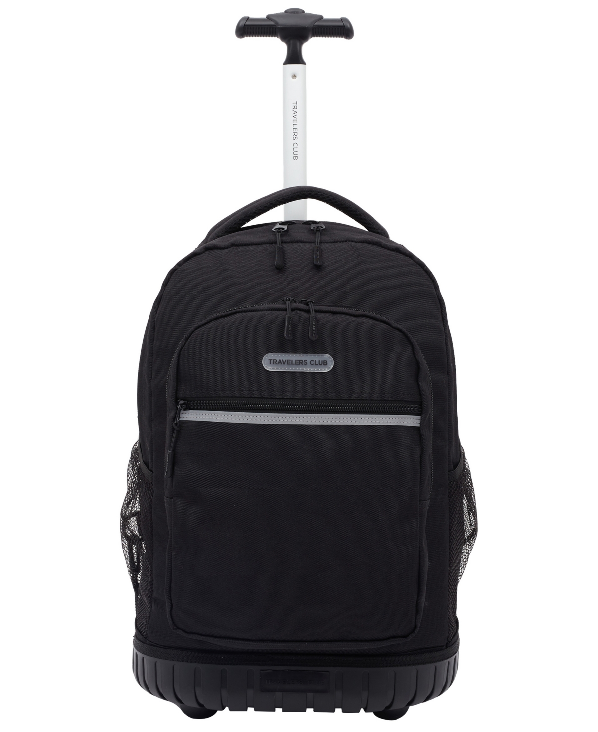 Travelers Club Finley Collection 18" Rolling Backpack In Black