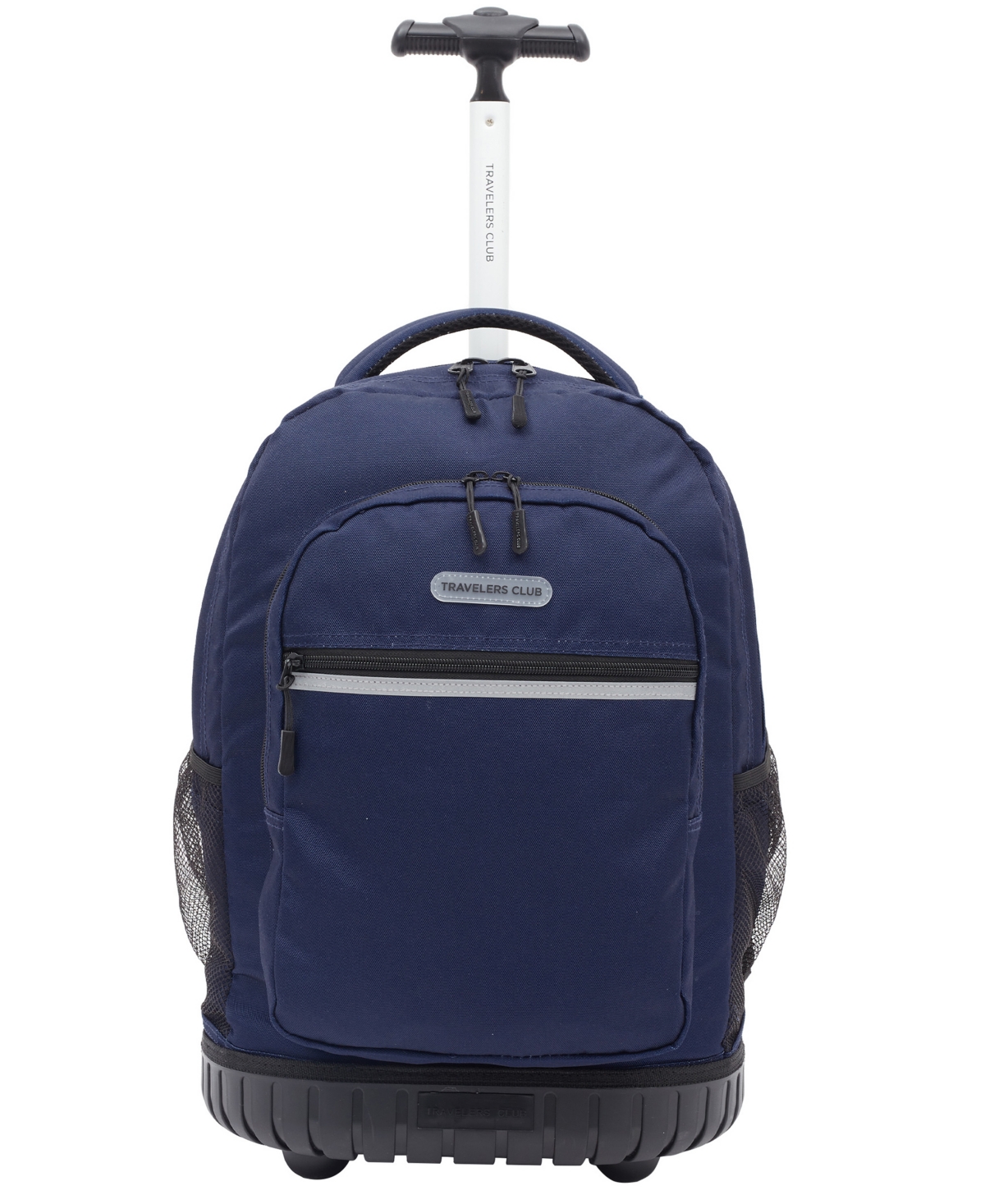 Travelers Club Finley Collection 18" Rolling Backpack In Navy