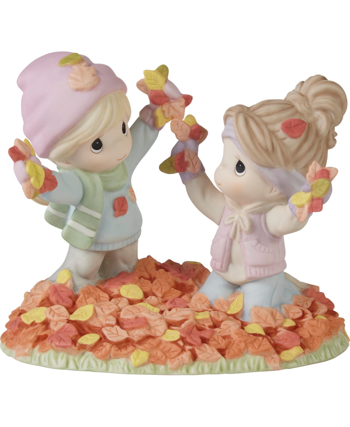 Precious Moments You Make Life More Colorful Bisque Porcelain Figurine In Multicolored