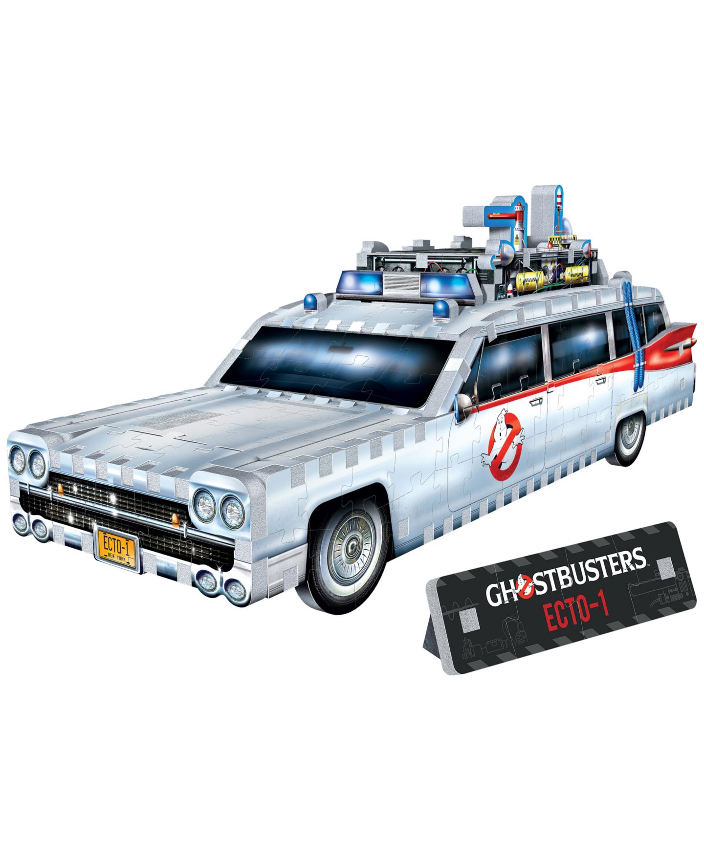 Детский пазл University Games Wrebbit Ghostbusters Ecto-1 280 Pieces 3D Puzzle, Ages 12+ — фото 6