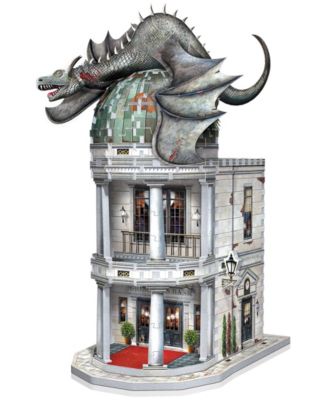 Wrebbit Harry Potter Diagon Alley Collection Gringotts Bank 3D Puzzle, 300 Pieces