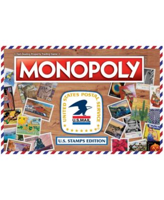 Usaopoly Monopoly Game U.S. Stamps Edition