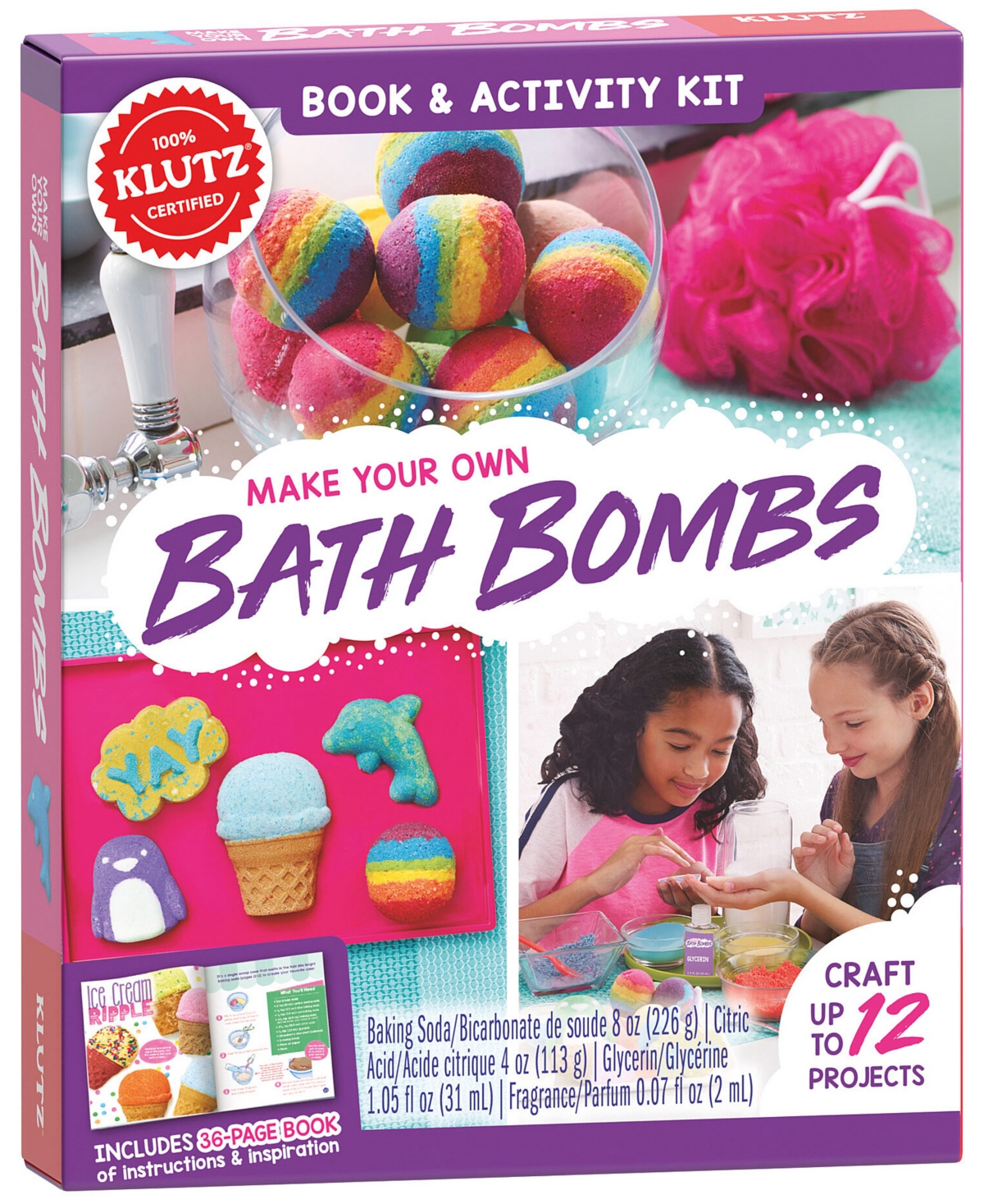 Areyougame Kids' Klutz Make Your Own Bath Bombs In No Color