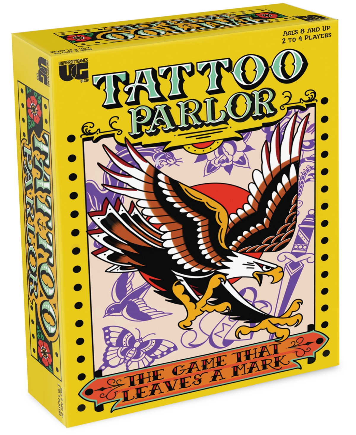 University Games Kids' Tattoo Parlor The Game That Leaves A Mark Set In No Color