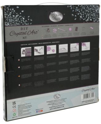 D.I.Y Crystal Art Medium Framed Kit Howling Wolves