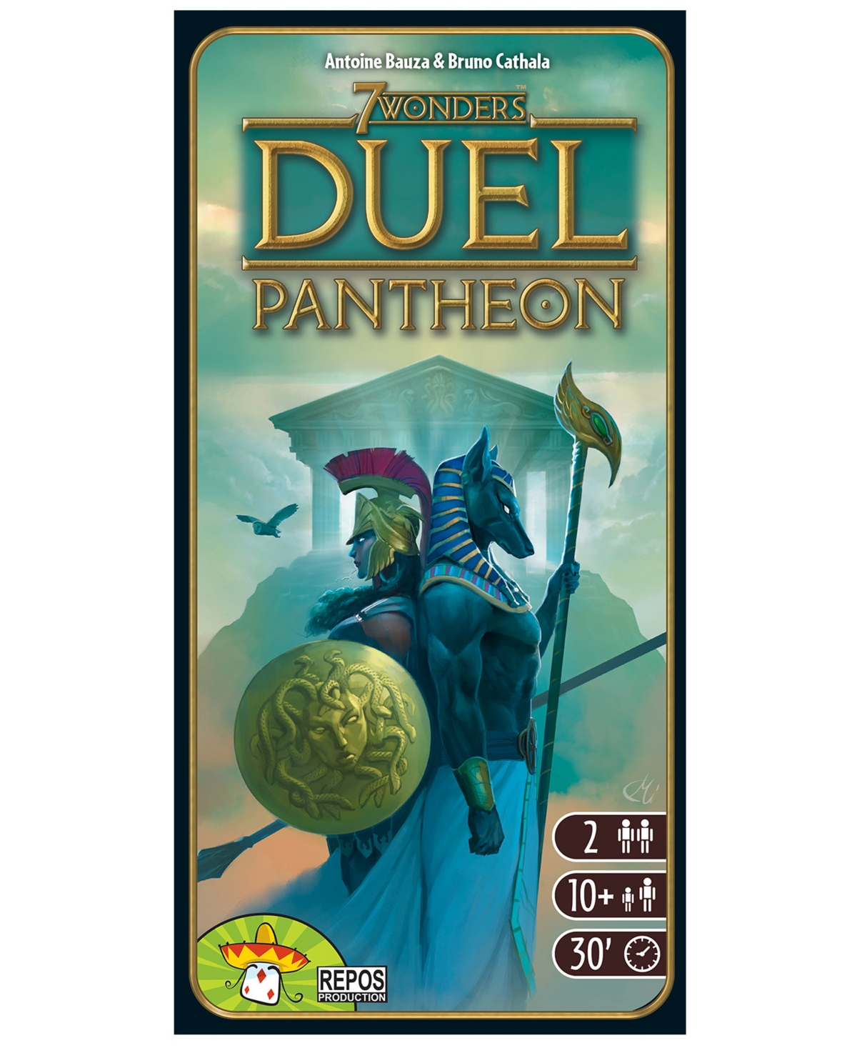 University Games Repos Production 7 Wonders Duel Pantheon Expansion In No Color