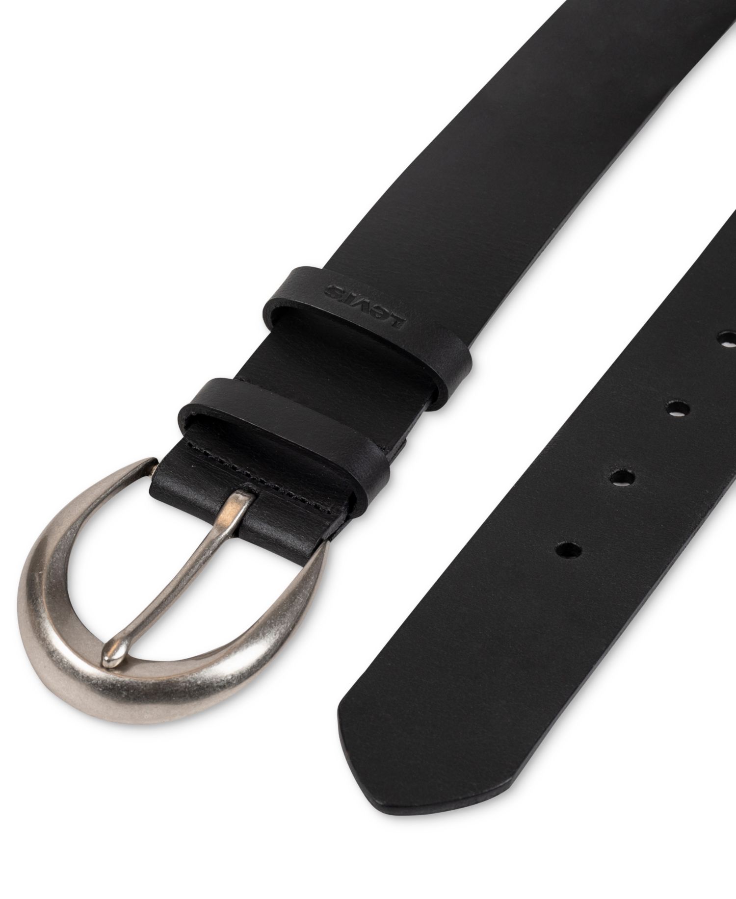 Women's Sliding Loop Casual Leather Pant Belt