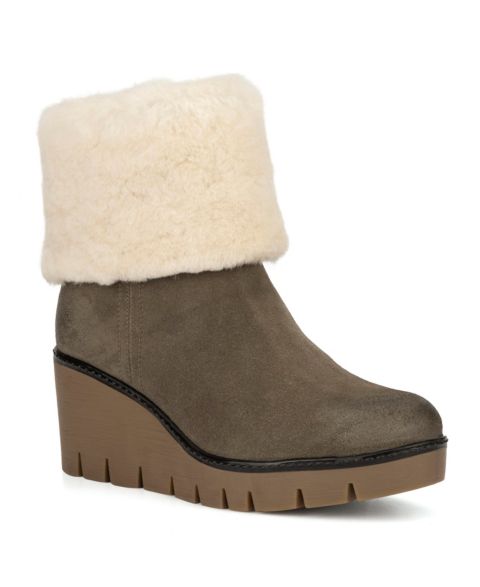 Женские ботинки Vintage Foundry Co Poppy Boot, цвет: Оливковый