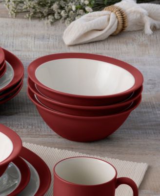 Colorwave Curve 16 Pc. Dinnerware Set, Service for 4