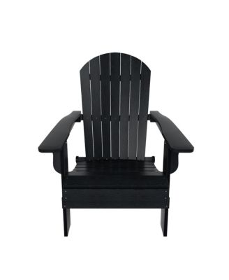 Outdoor Patio All-weather Folding Adirondack Chair