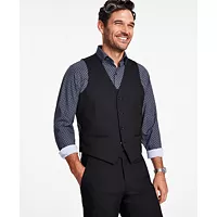 Alfani Mens Classic-Fit Stretch Solid Suit Vest Deals