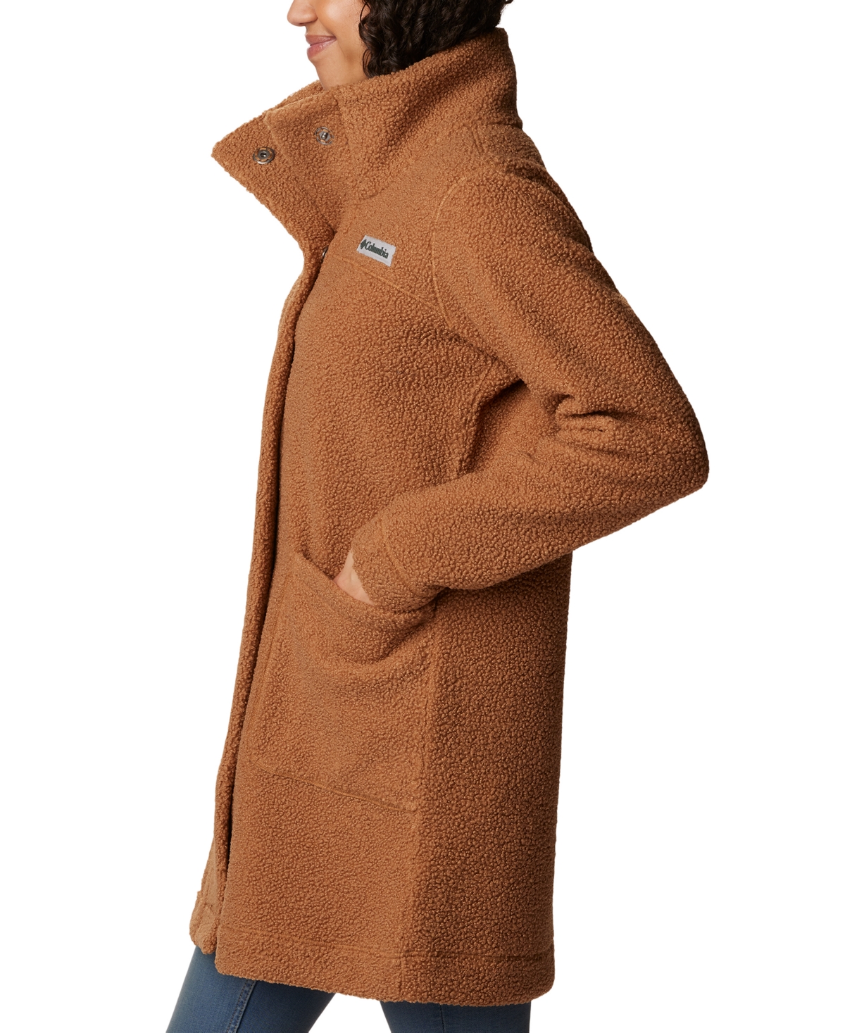 Columbia Panorama Fleece Jacket In Brown