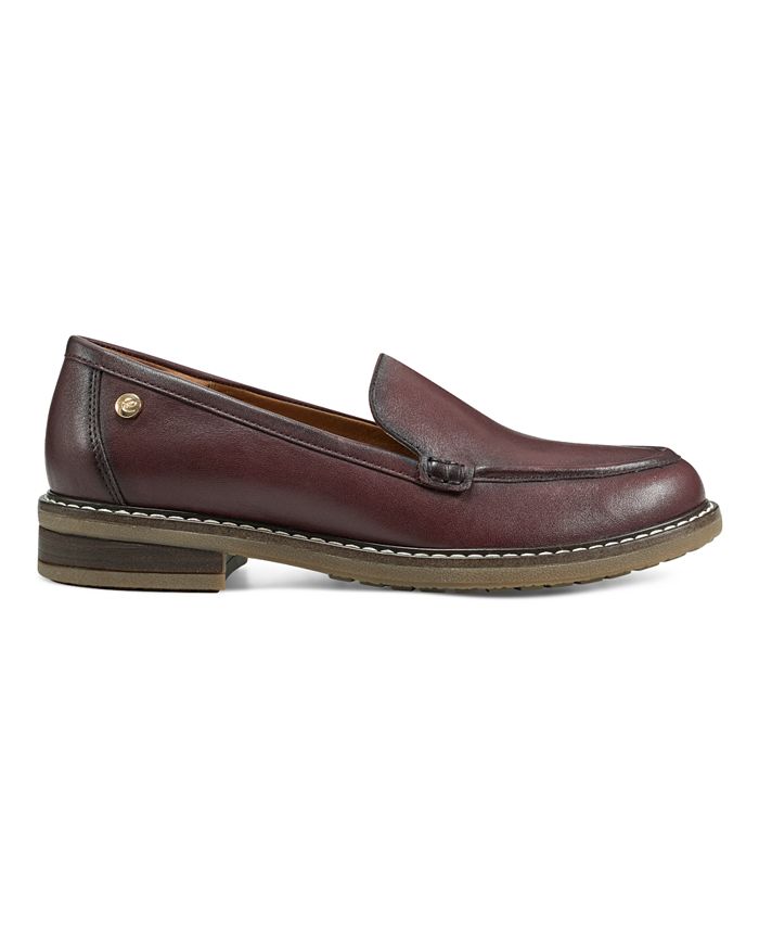 Easy Spirit Women's Vitalia Loafer Flat - Slip-On Comfort With Arch Support, Padded Footbed, 1.34" Heel - Orthotic Friendly Everyday Shoe