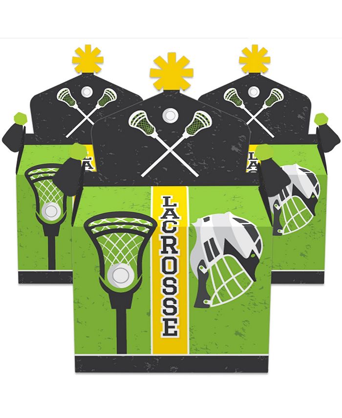 Big Dot of Happiness Lax to the Max Lacrosse Treat Box Party Favors