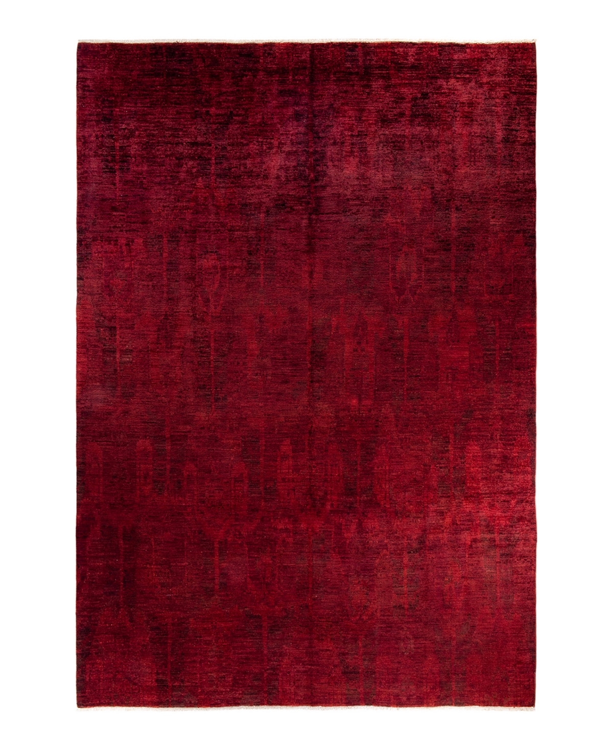 Adorn Hand Woven Rugs Modern M1705 9'9in x 13'10in Area Rug - Red