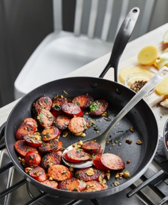 Venice Pro Noir Tri-Ply Stainless Steel 2 Piece Nonstick Frying Pan Set