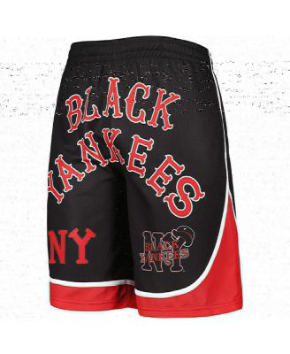 Men's Black Black Yankees Shorts