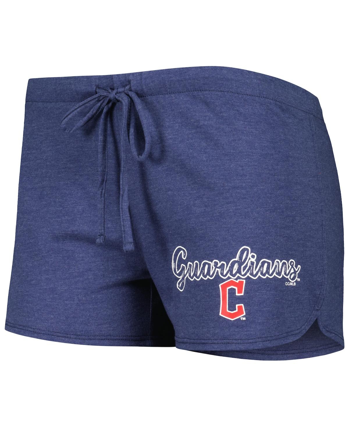 Shop Concepts Sport Women's  Navy Cleveland Guardians Billboard Racerback Tank And Shorts Sleep Set