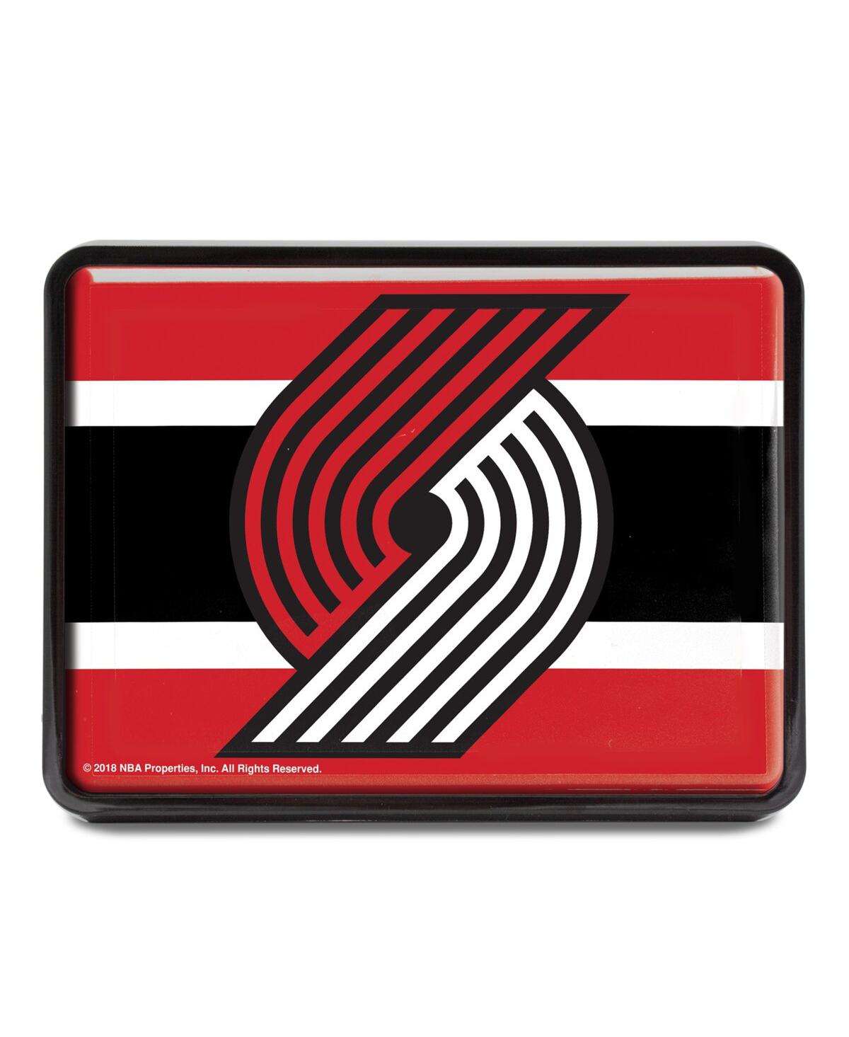 Stockdale Portland Trail Blazers Universal Rectangle Hitch Cover In Multi