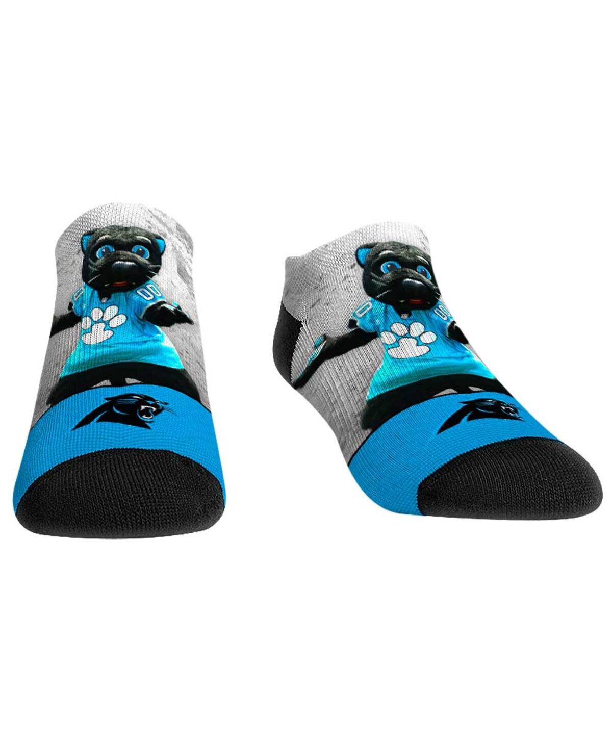 Rock 'em Men's And Women's  Socks Carolina Panthers Mascot Walkout Low Cut Socks In Multi