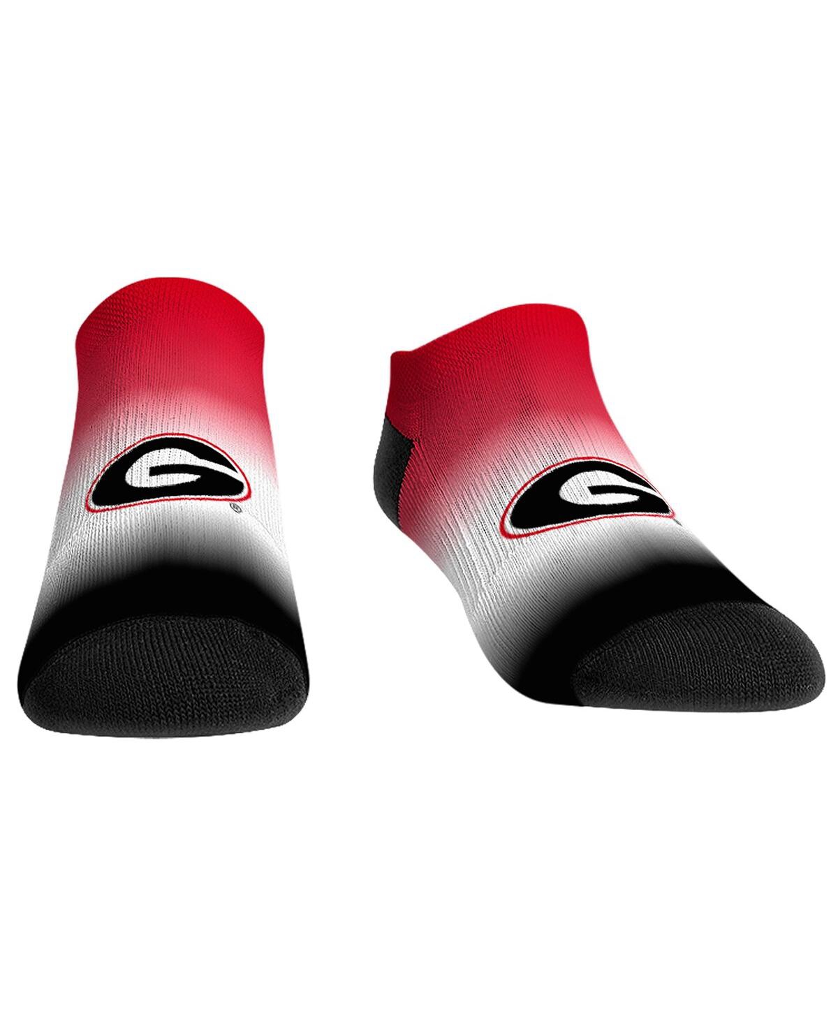 Rock 'em Men's And Women's  Socks Georgia Bulldogs Dip-dye Ankle Socks In Multi