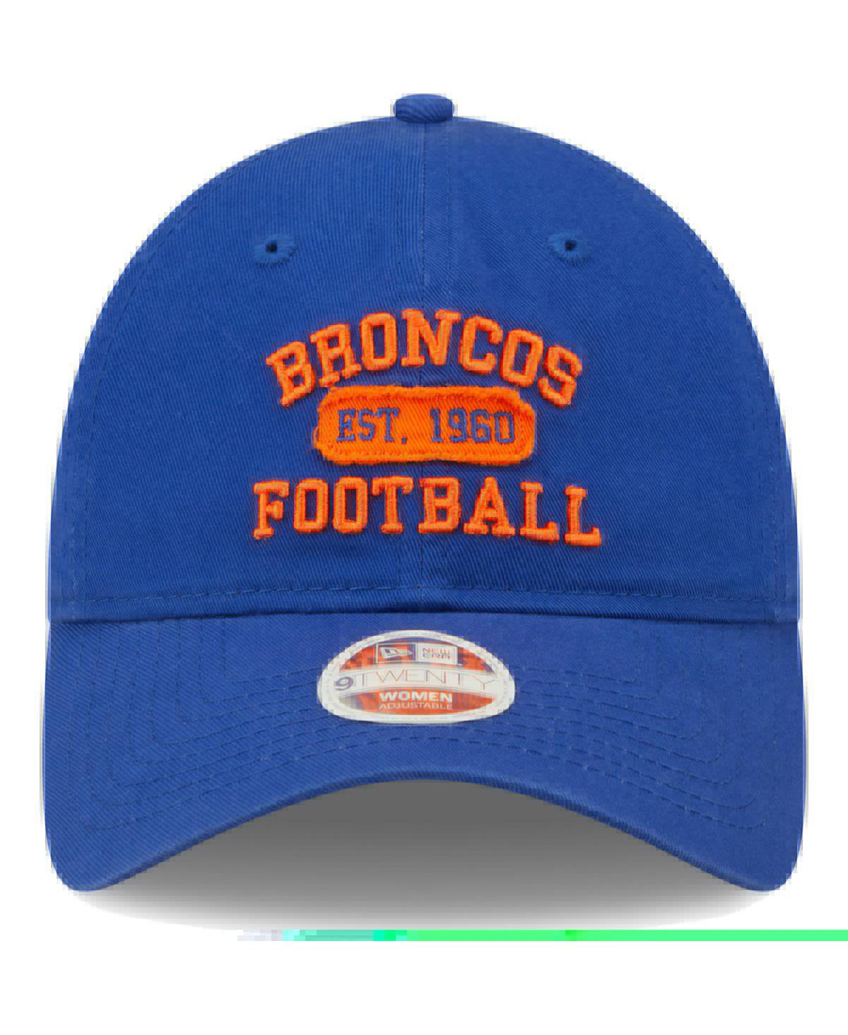 Shop New Era Women's  Royal Denver Broncos Formed 9twenty Adjustable Hat