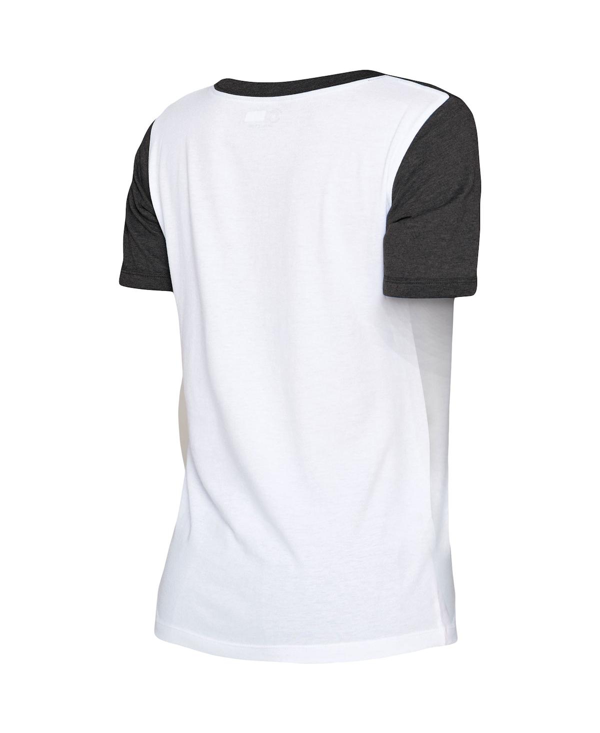 NEW ERA WOMEN'S 5TH & OCEAN BY NEW ERA WHITE CHARLOTTE FC TEAM T-SHIRT 