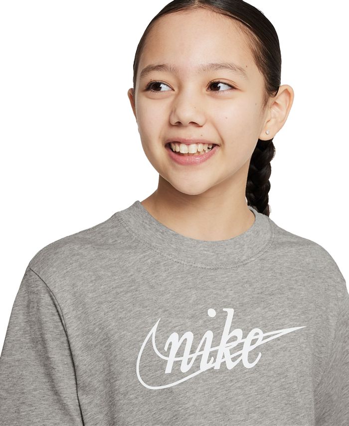 Nike Girls Dri-FIT Logo T-shirt - Macy's