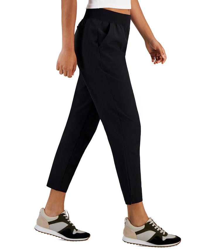 ID Ideology Women's Lightweight Woven Ankle Pants, Created for Macy's