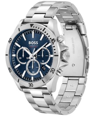 Men's Chronograph Troper Stainless Steel Bracelet Watch 45mm